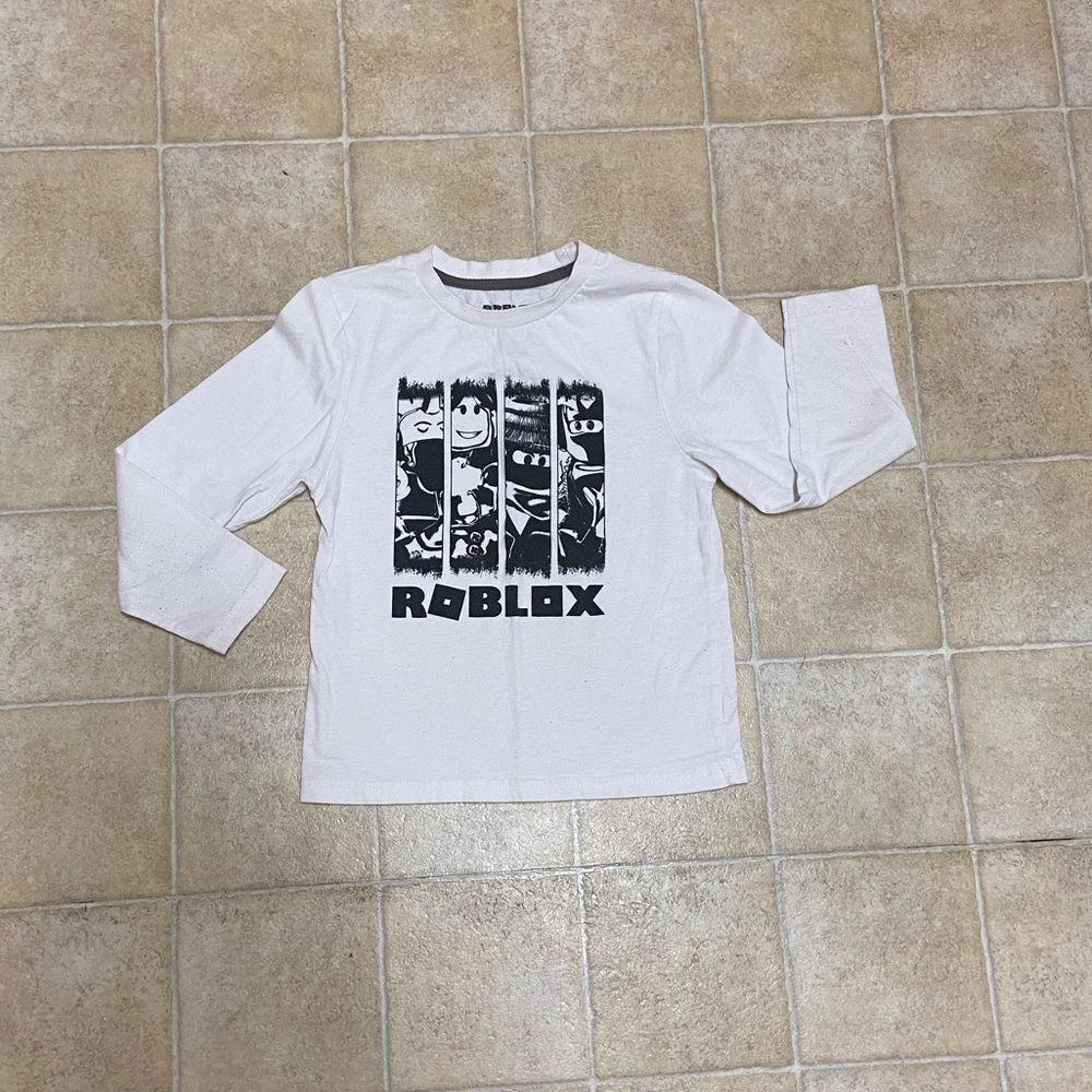 Kids' Long Sleeve Graphic Tee - White Size XS